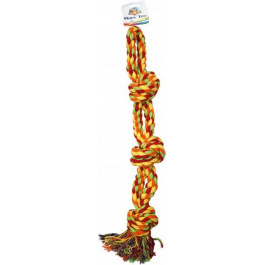 Croci Игрушка для собак  Канат грейфер с петлей и узлом 56 см Разноцветный (8023222143159)