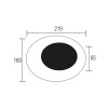 Horoz Electric CLEMENT 24Вт 4200K IP65 черный (076-062-0024-010) - зображення 2