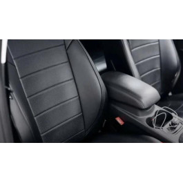 Seintex Чехлы на сиденья Mazda CX-5 II 2017- экокожа /черные+серый 90307 Seintex (Мазда сх 5)