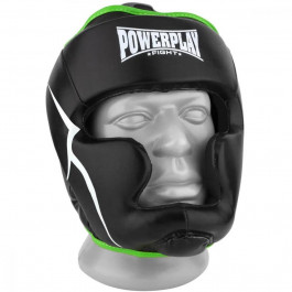 PowerPlay Боксерський шолом тренувальний 3100 XL Чорно-зелений (PP_3100_XL_Black/Green)