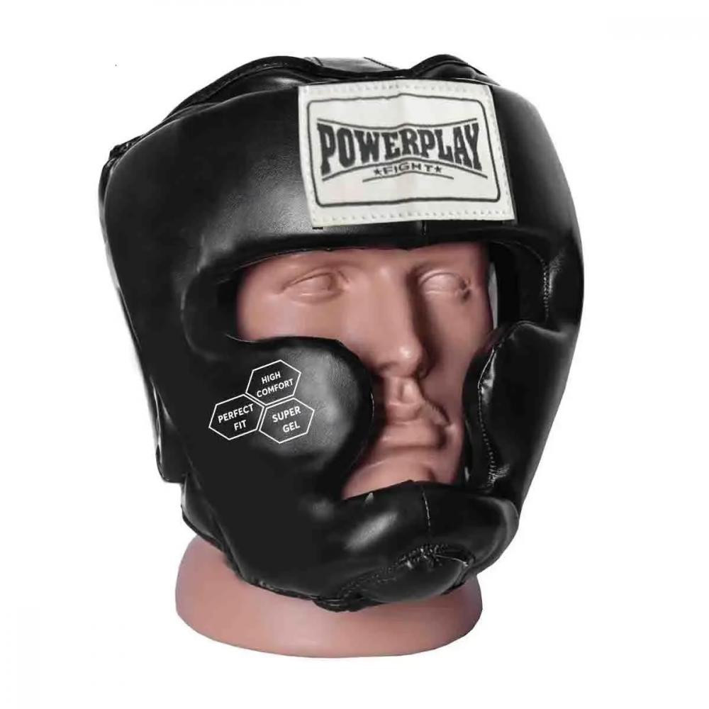 PowerPlay Боксерский шлем 3043 XS Black (PP_3043_XS_Black) - зображення 1