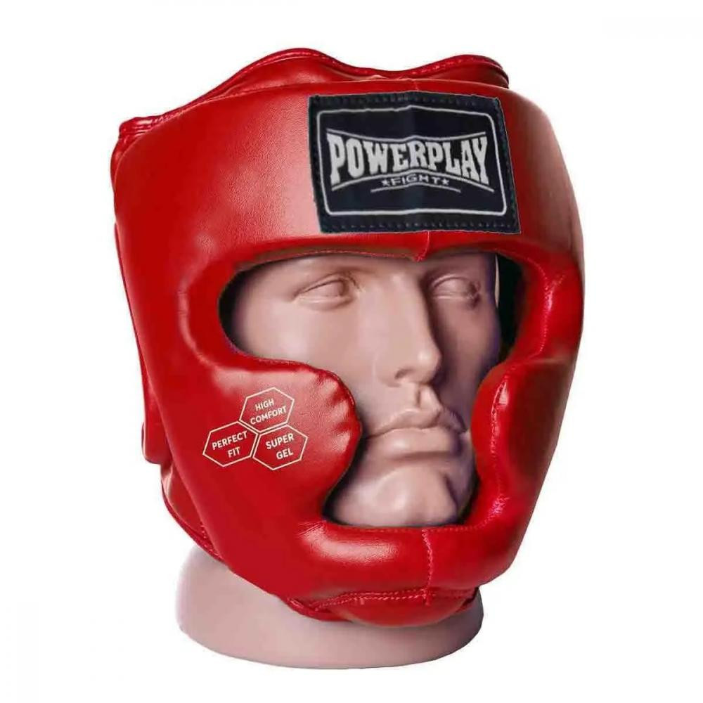 PowerPlay Боксерский шлем 3043 XL Red (PP_3043_XL_Red) - зображення 1