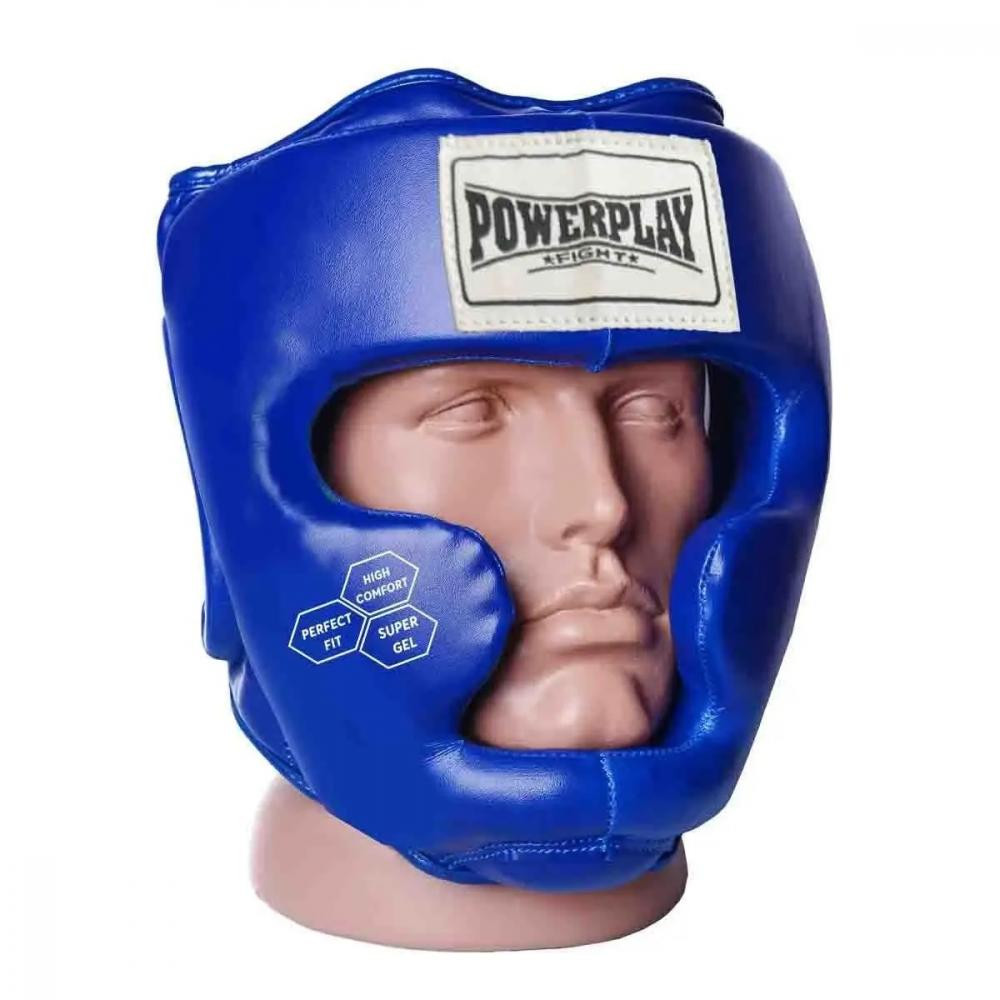 PowerPlay Боксерский шлем 3043 XL Blue (PP_3043_XL_Blue) - зображення 1