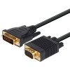 Voltronic VGA to DVI 3m Black (YT-VGA (M)-DVI (M)-3.0) - зображення 1