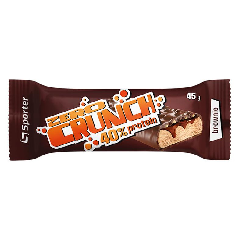 Sporter Zero Crunch 40% Protein 45 g Brownie - зображення 1