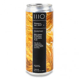 IIIO Brewery Пиво  Золотко світле н/ф з/б, 0,33 л (4820243770418)