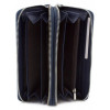 ST Leather Шкіряний клатч гаманець на дві молнии  (ST238-2) 98420 Синій - зображення 5