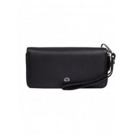 ST Leather Клатч гаманець на дві молнии шкіряний  (ST238-2) 98426 Чорний
