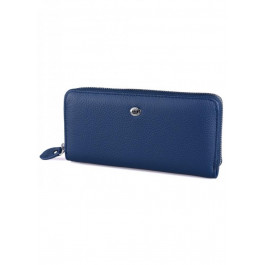 ST Leather Шкіряний кошелек- клатч на молнии  (ST238) 382019 Синій