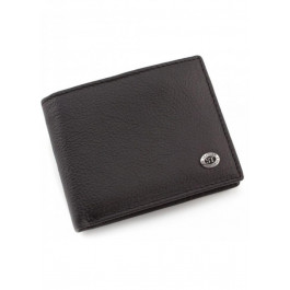 ST Leather Чоловічий гаманець з натуральної шкіри  (ST-8) 98564 Чорний