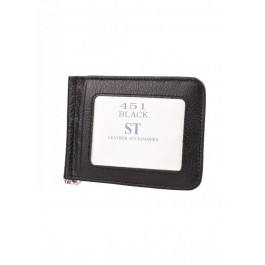 ST Leather Чоловічий шкіряний затиск  (ST451) 98528 Чорний