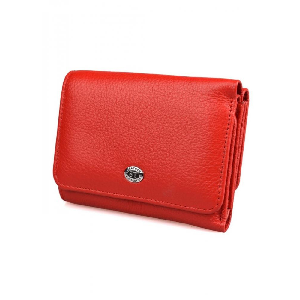 ST Leather Жіночий шкіряний гаманець  (ST403) 98455 Червоний - зображення 1