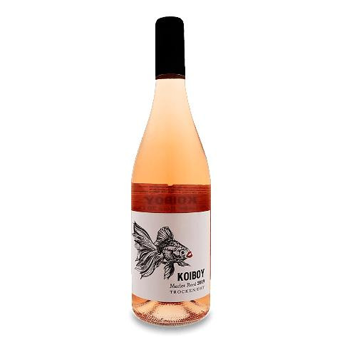 Crazy Animals Вино  Koiboy Merlot Rose, 0,75 л (5998623530750) - зображення 1