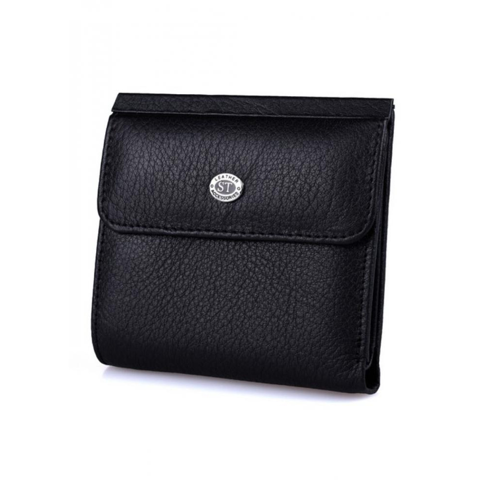 ST Leather Шкіряний гаманець  (ST209) 98414 Чорний - зображення 1