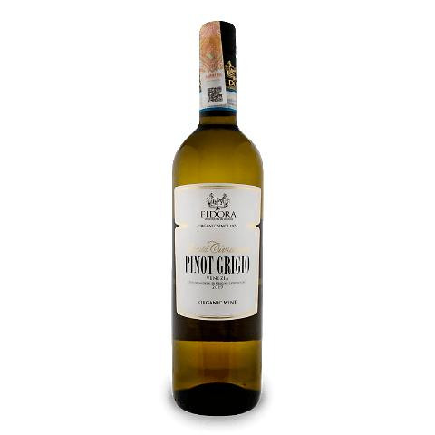 Fidora Вино  Pinot Grigio Organic DOC Venezia, 0,75 л (8053369642093) - зображення 1