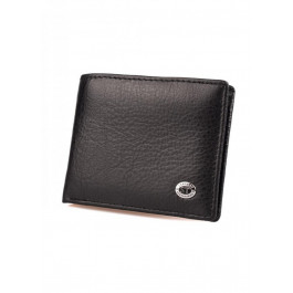 ST Leather Чоловічий шкіряний гаманець із затиском на магніті  (ST460) 98550 Чорний