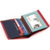 ST Leather Маленький жіночий шкіряний гаманець червоного кольору на магніті  1767340 - зображення 6
