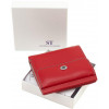 ST Leather Маленький жіночий шкіряний гаманець червоного кольору на магніті  1767340 - зображення 8