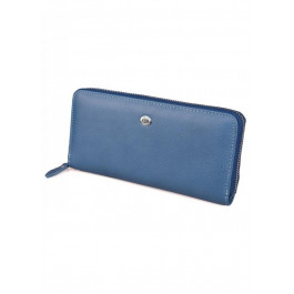ST Leather Жіночий шкіряний гаманець клатч на молнии  (ST238) 382020 Блакитний