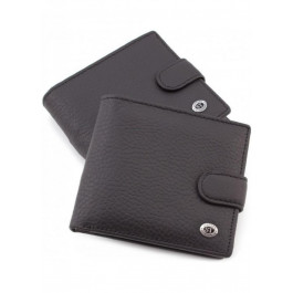 ST Leather Чоловічий шкіряний гаманець  (ST153) 98379 Чорний