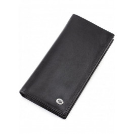 ST Leather Чоловічий гаманець шкіряний  (ST152) 98376 Чорний