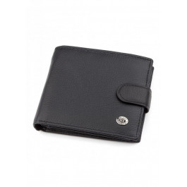 ST Leather Чоловічий гаманець шкіряний  (ST138) 98340 Чорний