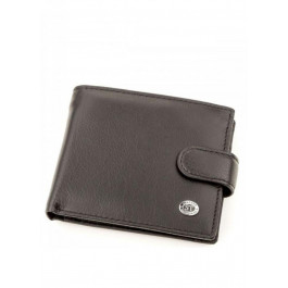 ST Leather Чоловічий шкіряний гаманець  (ST104) 98309 Чорний
