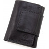 Grande Pelle Мініатюрний гаманець із натуральної чорної шкіри з хлястиком на магніті  67800 - зображення 1
