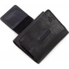 Grande Pelle Мініатюрний гаманець із натуральної чорної шкіри з хлястиком на магніті  67800 - зображення 4