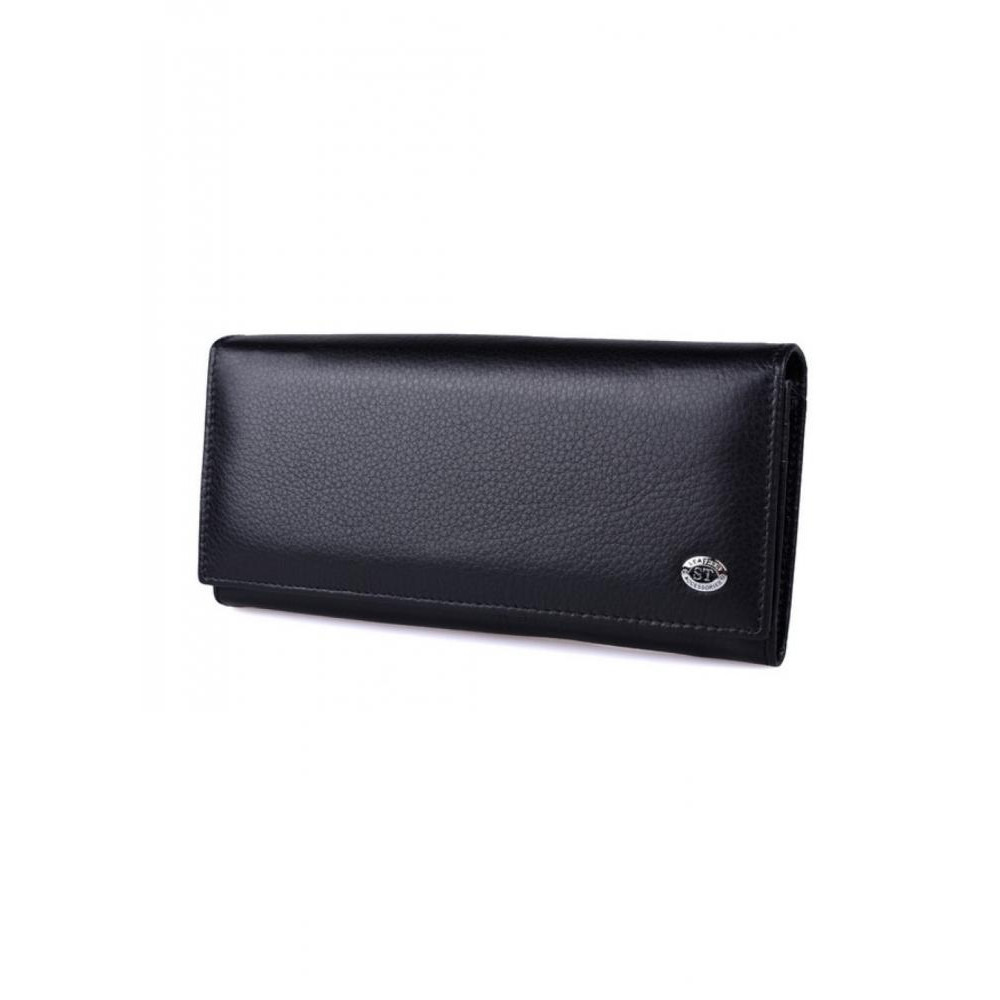 ST Leather Жіночий шкіряний гаманець  (ST150-1) 98368 Чорний - зображення 1