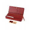 ST Leather Жіночий шкіряний гаманець клатч на молнии з візитниці  (S7001A) 98273 Червоний - зображення 2