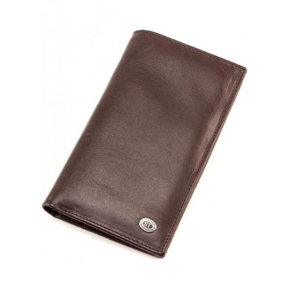 ST Leather Чоловічий гаманець натуральна шкіра  (B-MS35) 98180 Коричневий - зображення 1