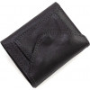 Grande Pelle Маленький гаманець із натуральної шкіри чорного кольору з монетницею  67799 - зображення 3