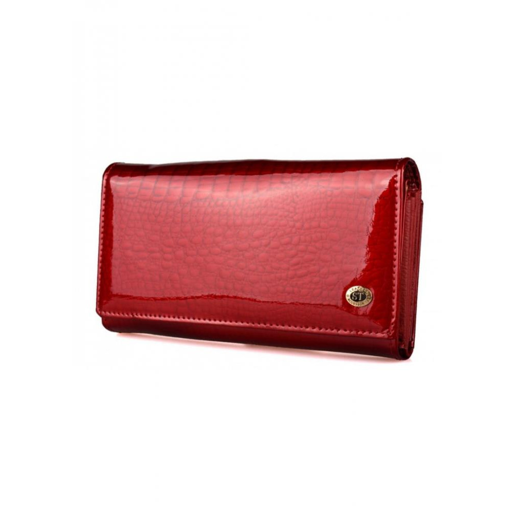 ST Leather Жіночий шкіряний гаманець з візитниці  (S9001A) 98285 Червоний - зображення 1
