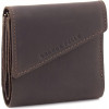 Grande Pelle Шкіряний гаманець шоколадного кольору з фіксацією на магніт  67840 - зображення 1