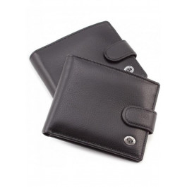 ST Leather Чоловічий шкіряний гаманець  (ST104) 98307 Чорний