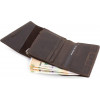 Grande Pelle Шкіряний гаманець шоколадного кольору з фіксацією на магніт  67840 - зображення 6