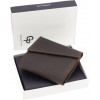 Grande Pelle Шкіряний гаманець шоколадного кольору з фіксацією на магніт  67840 - зображення 9
