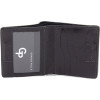Grande Pelle Чоловіче портмоне маленького розміру з італійської шкіри чорного кольору  67836 - зображення 2