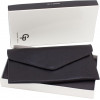 Grande Pelle Жіночий гаманець-конверт із натуральної шкіри чорного кольору на магніті  67802 - зображення 8