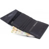 Grande Pelle Маленький гаманець із натуральної італійської шкіри чорного кольору на магніті  67843 - зображення 6
