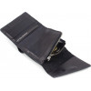 Grande Pelle Маленький гаманець із натуральної італійської шкіри чорного кольору на магніті  67843 - зображення 7