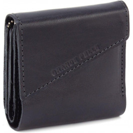 Grande Pelle Чорний гаманець невеликого розміру із натуральної італійської шкіри високої якості  67842