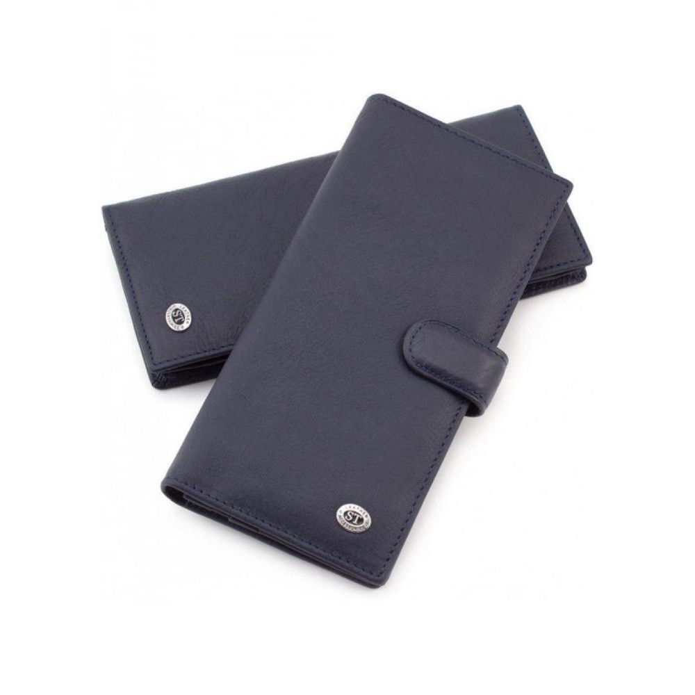 ST Leather Чоловічий шкіряний гаманець  (ST147) 98346 Синій - зображення 1