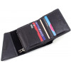 Grande Pelle Чорний гаманець невеликого розміру із натуральної італійської шкіри високої якості  67842 - зображення 5