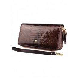 ST Leather Жіночий шкіряний гаманець клатч на дві молнии  (S5001A) 98250 Коричневий
