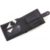 ST Leather Середнє чоловіче портмоне з натуральної шкіри чорного кольору під карти та документи  1767463 - зображення 6