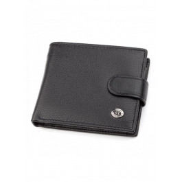 ST Leather Чоловічий гаманець з натуральної шкіри  (ST103) 98305 Чорний