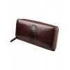 ST Leather Жіночий шкіряний гаманець клатч на молнии з візитниці  (S7001A) 98269 Коричневий - зображення 1