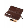 ST Leather Жіночий шкіряний гаманець клатч на молнии з візитниці  (S7001A) 98269 Коричневий - зображення 2